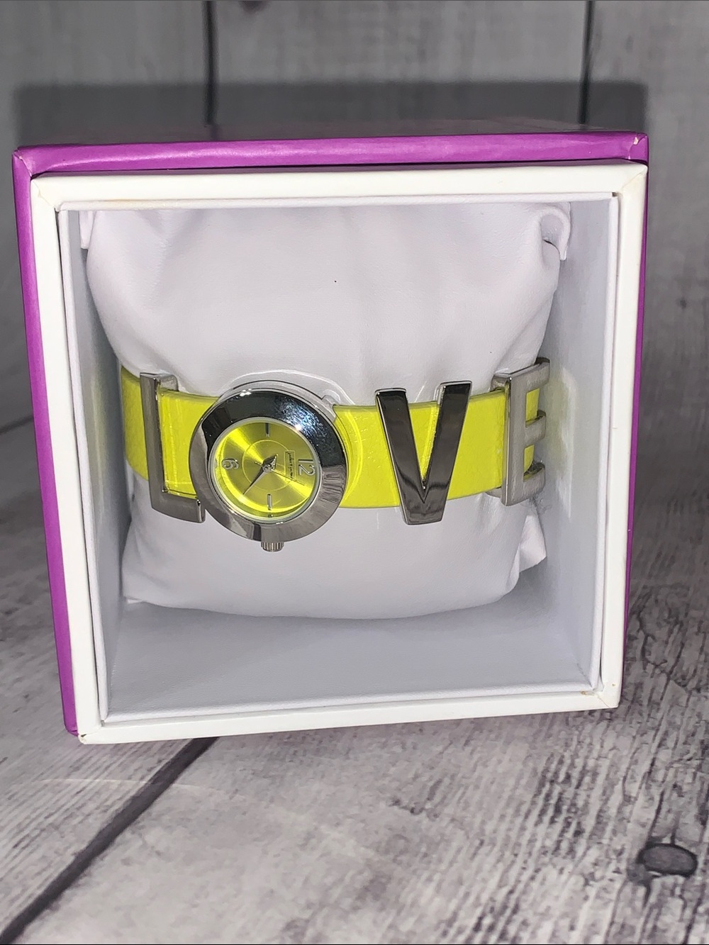 Jules & James Yellow Love Watch New